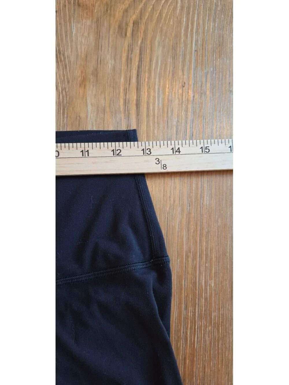 Lululemon Black High Rise 7/8 Leggings Women’s No Size Tag 25” Inseam
